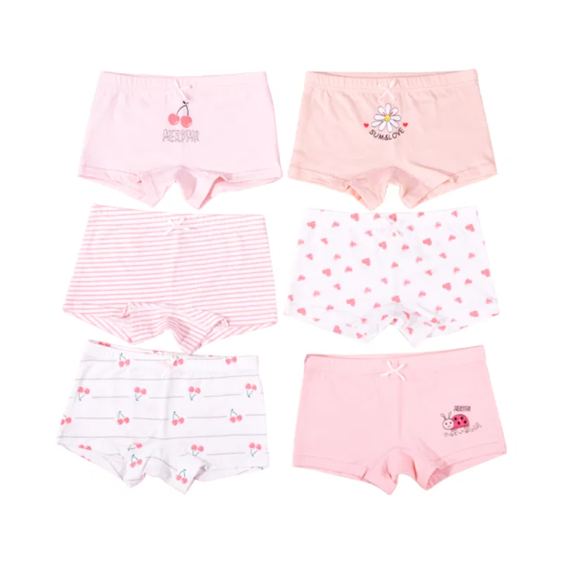 Детские трусы с милым стилем 6 шт Lanza, Sweet Pink