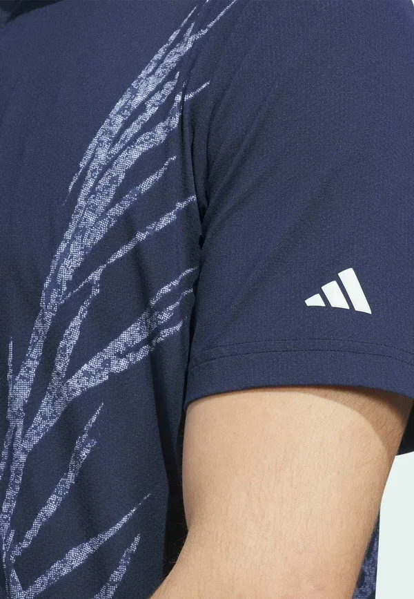 Футболка-поло Ultimate365 с надписью "cool feeling fescue" Adidas Performance, темно-синий — фото 4