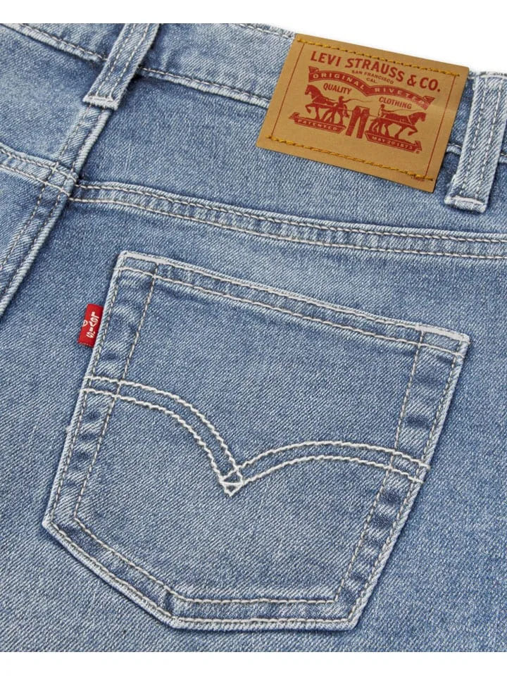 Шорты-джинсы слим с принтом 511 Levi'S Kids, синий — фото 3
