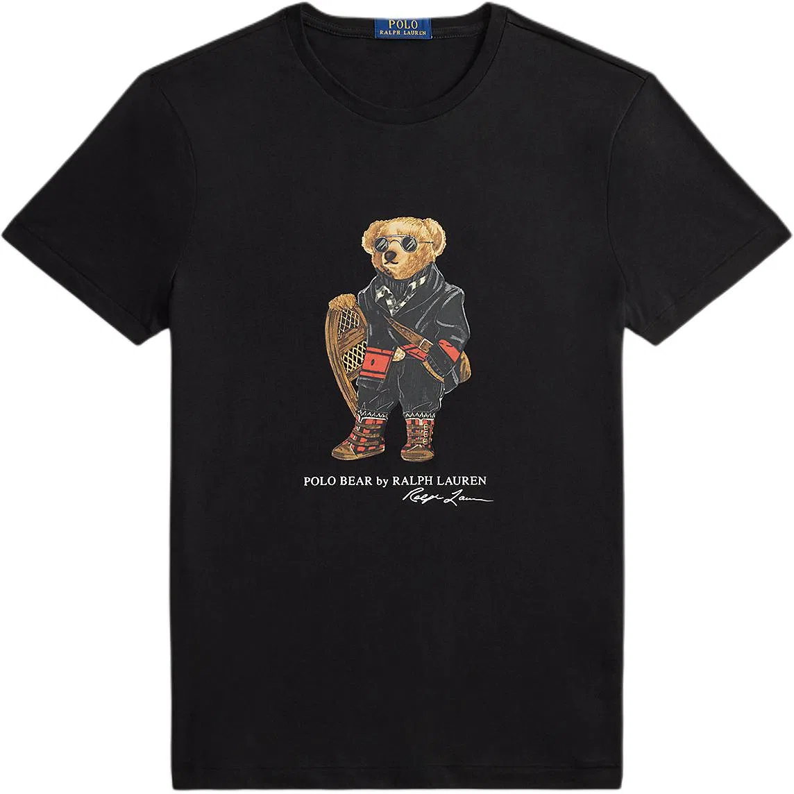 Мужская футболка с принтом медведя Polo Ralph Lauren, Black