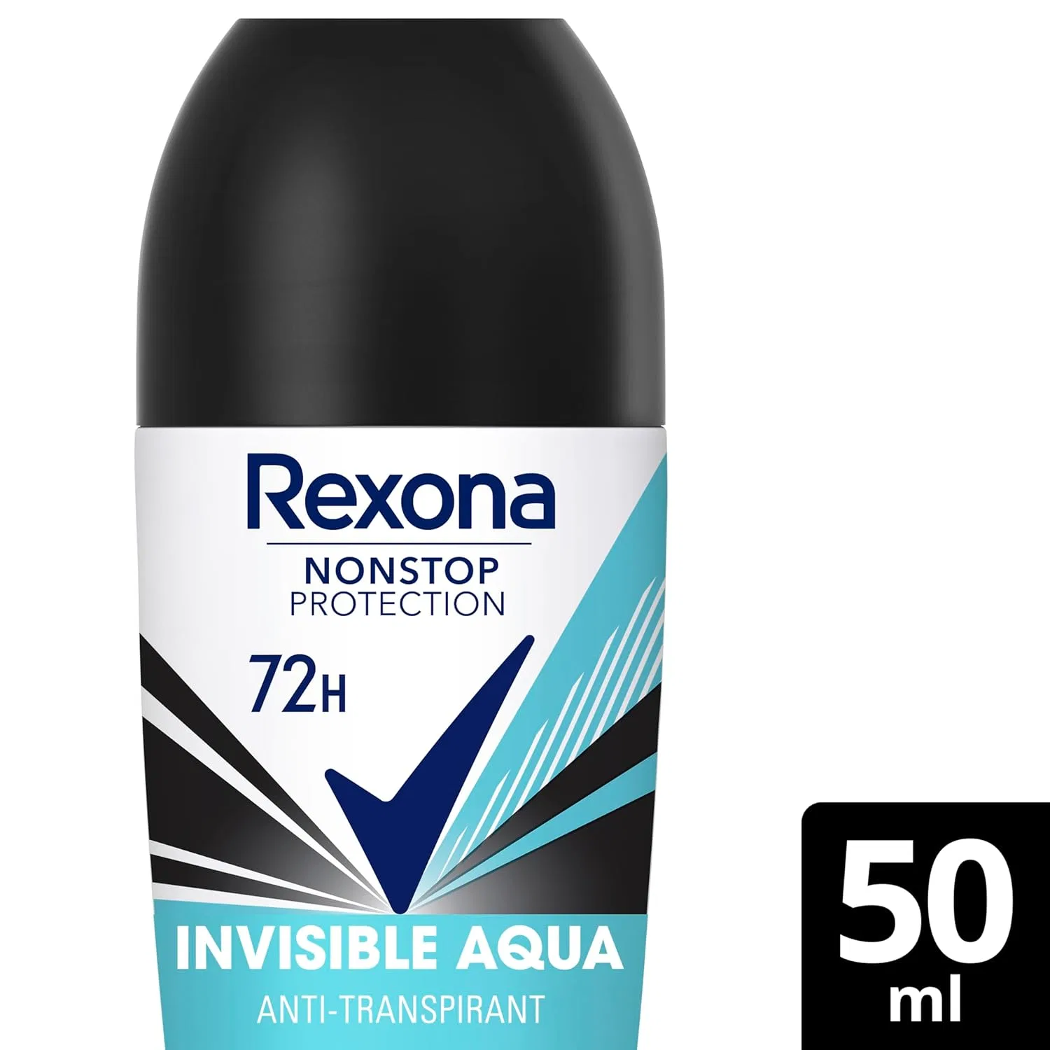 Роликовый дезодорант Nonstop Protection Invisible Aqua Rexona, 50 мл — фото 2