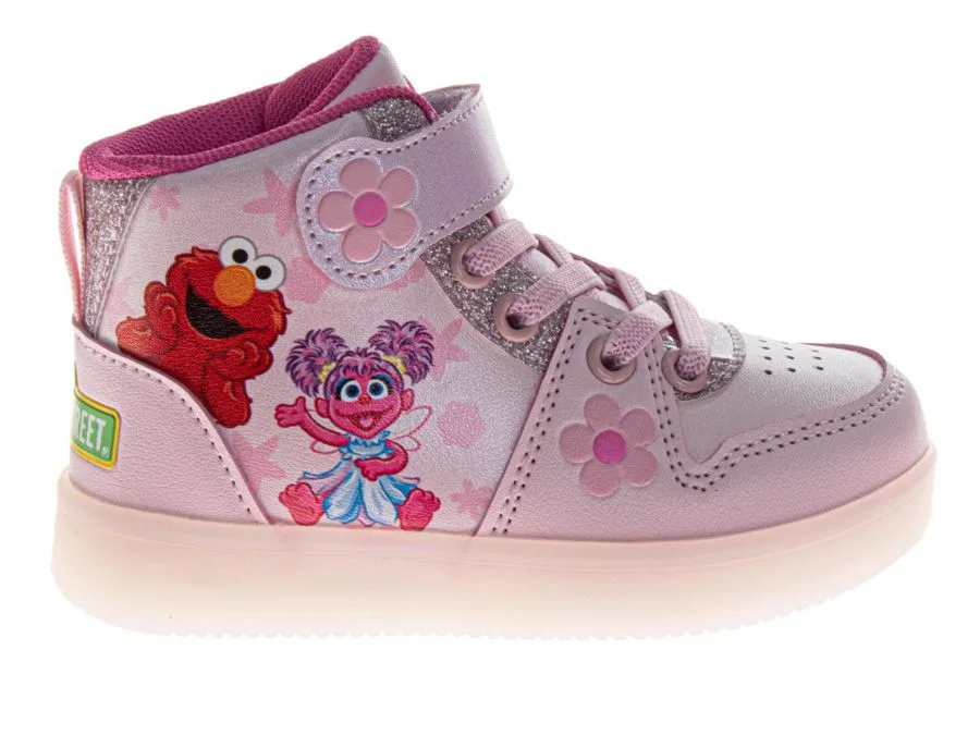 Высокие кеды с принтом Sesame Street, Pink — фото 3