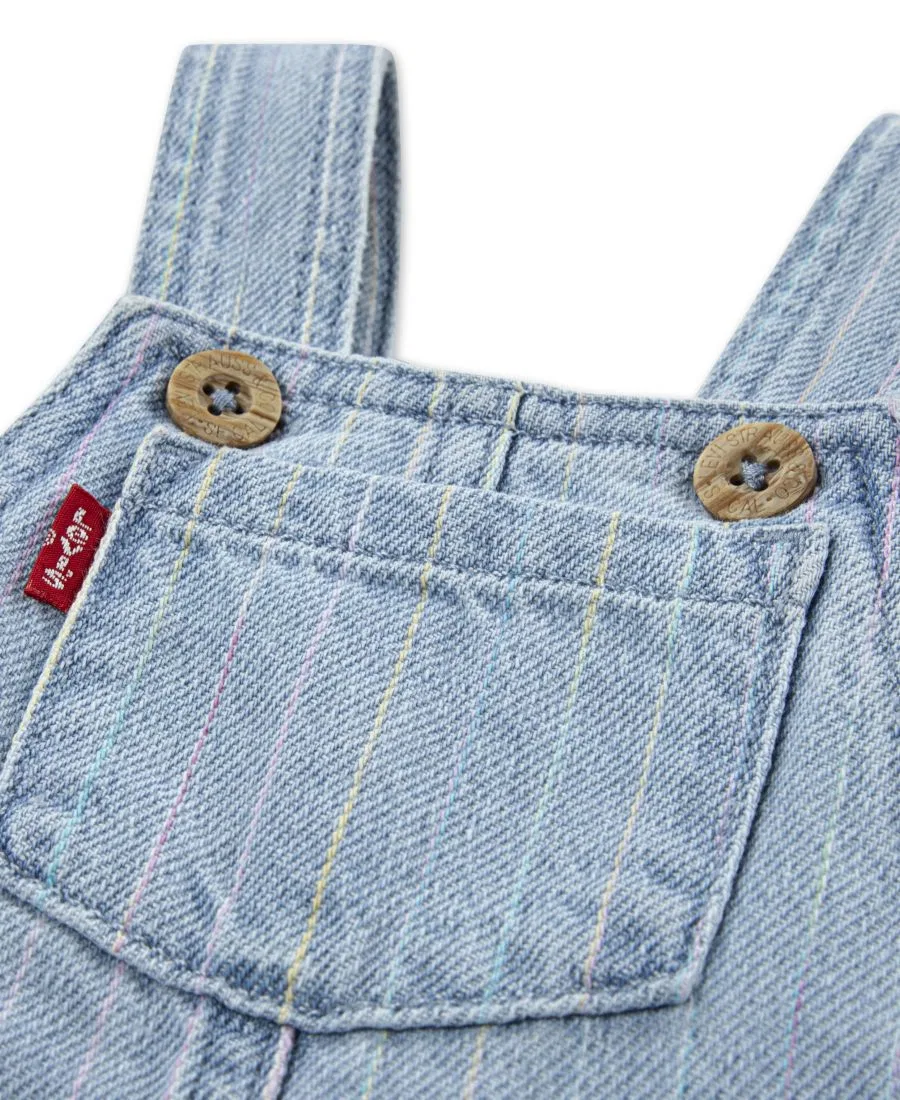 Комбинезон джинсовый с радужной отделкой Levi's, Blue — фото 3