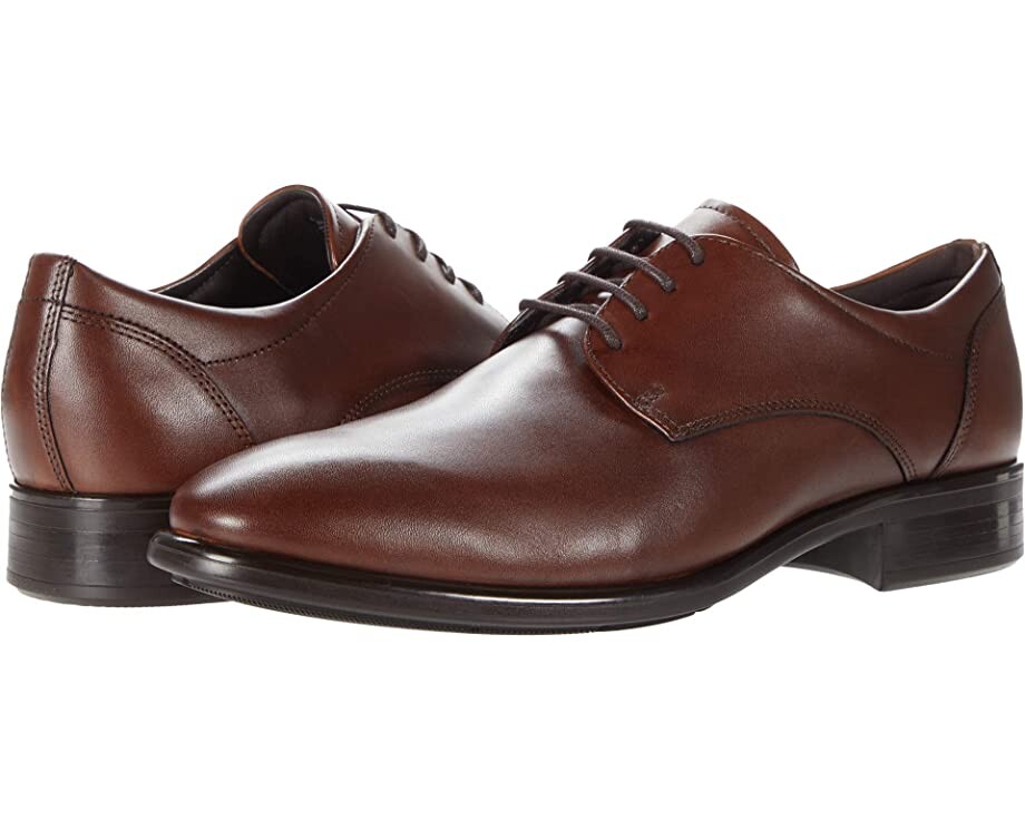 

Оксфорды Citytray Plain Toe Tie ECCO, коньяк