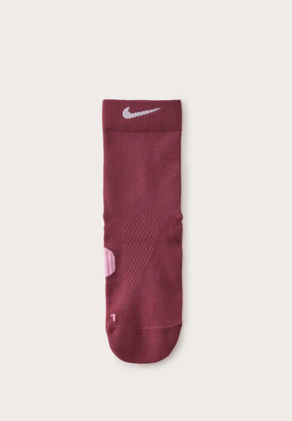 Спортивные носки унисекс для бега Nike Performance, Pink Smoke/Pink Rise/White
