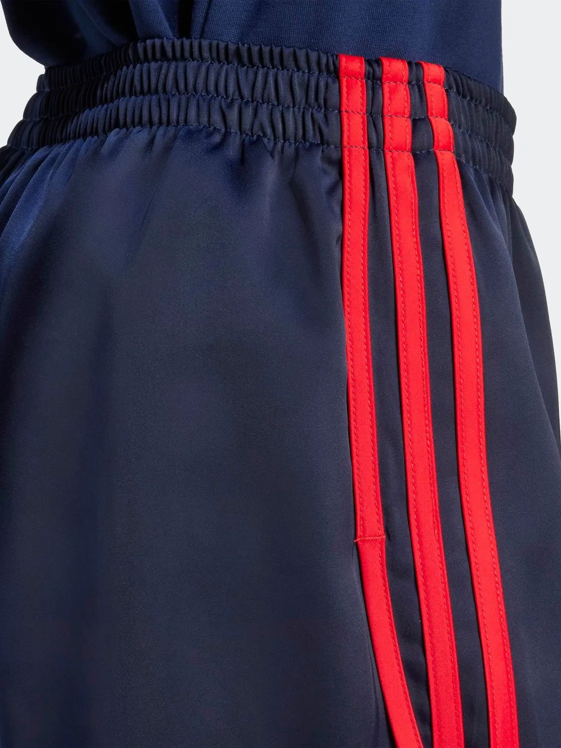 Шорты Sprinter, сатиновые, adidas Originals, темно-синий/красный — фото 4