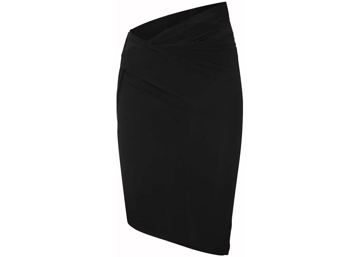 Женская юбка с драпировкой Jupe Drapeado Jacquemus, Black