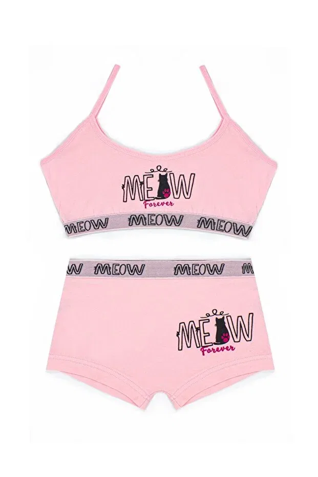 Детское для девочек белье с принтом Bustier Shorts Öts, Pink