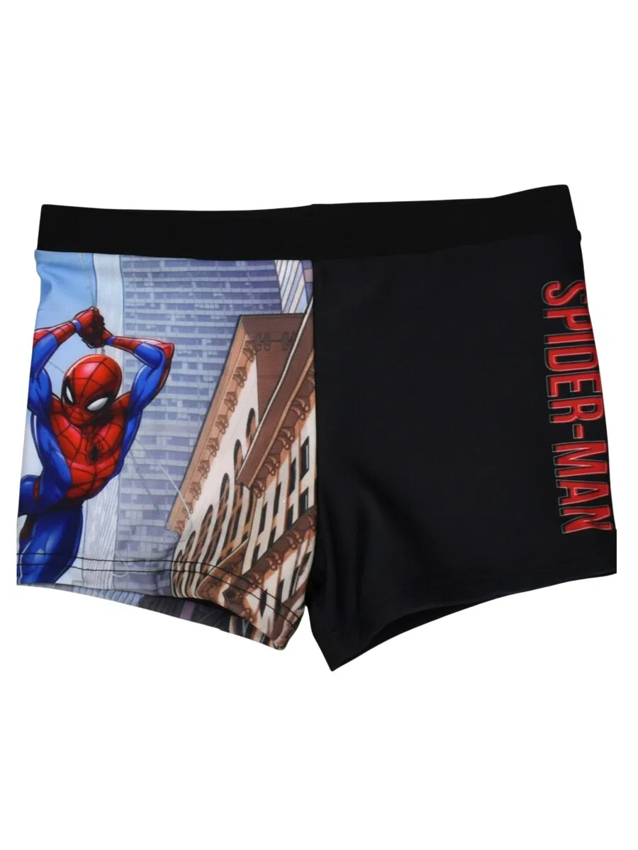 Плавки "Человек-паук" в стиле Marvel, черного цвета SPIDERMAN