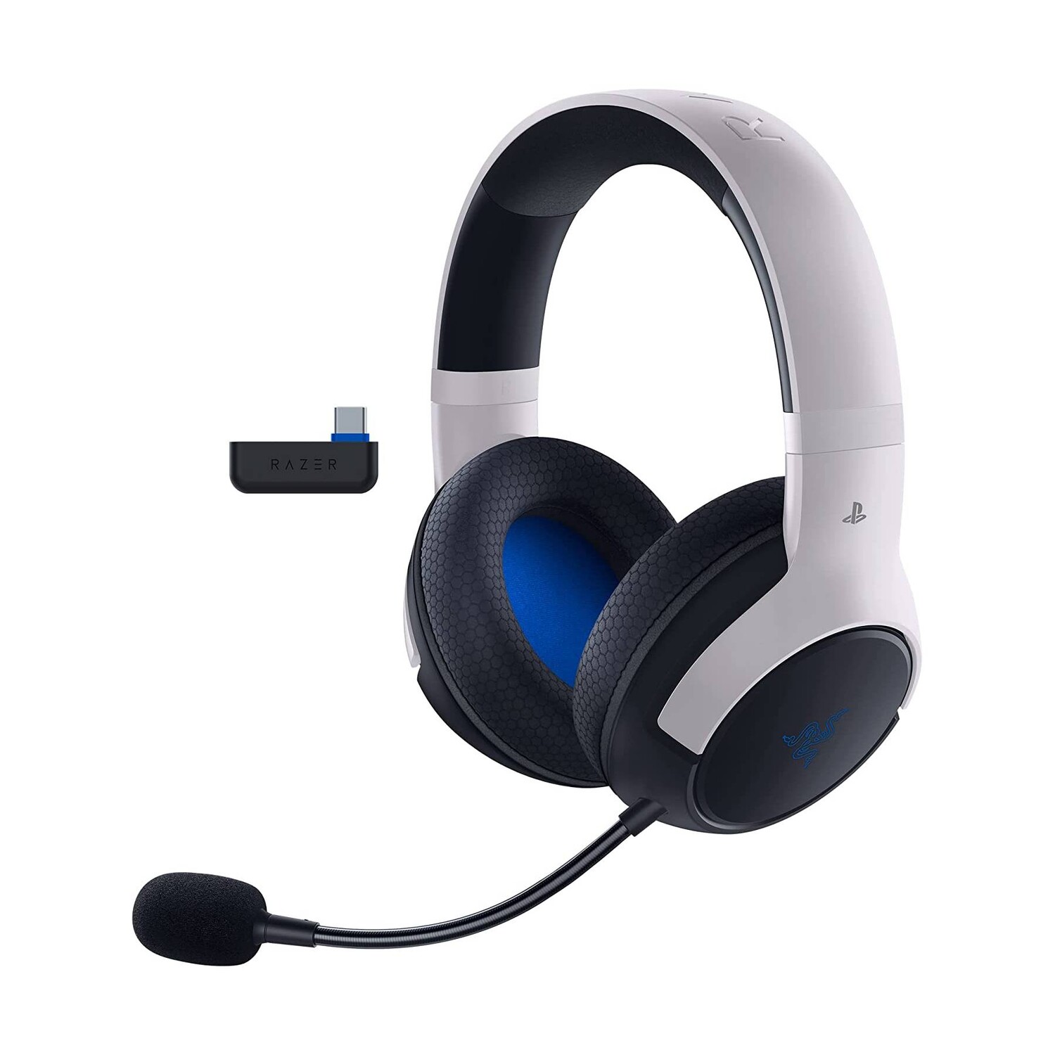 

Беспроводная игровая гарнитура Razer Kaira HyperSpeed для PS5, PC, Mobile, белый/чёрный, Черный, Беспроводная игровая гарнитура Razer Kaira HyperSpeed для PS5, PC, Mobile, белый/чёрный