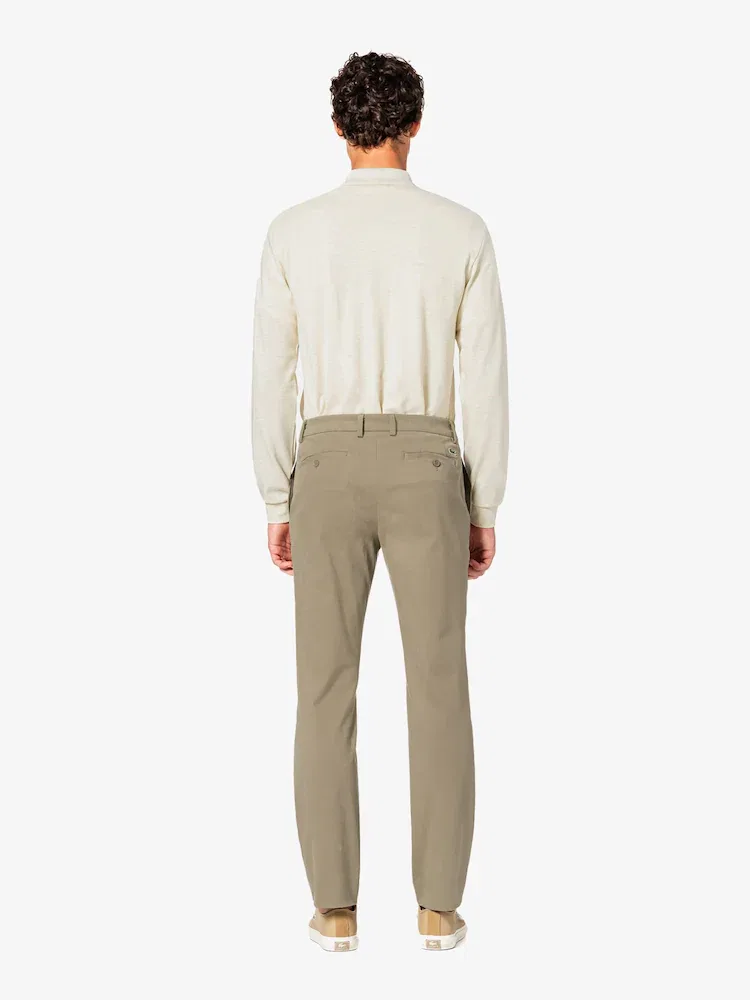 Чиносы tapered LACOSTE, Beige — фото 3