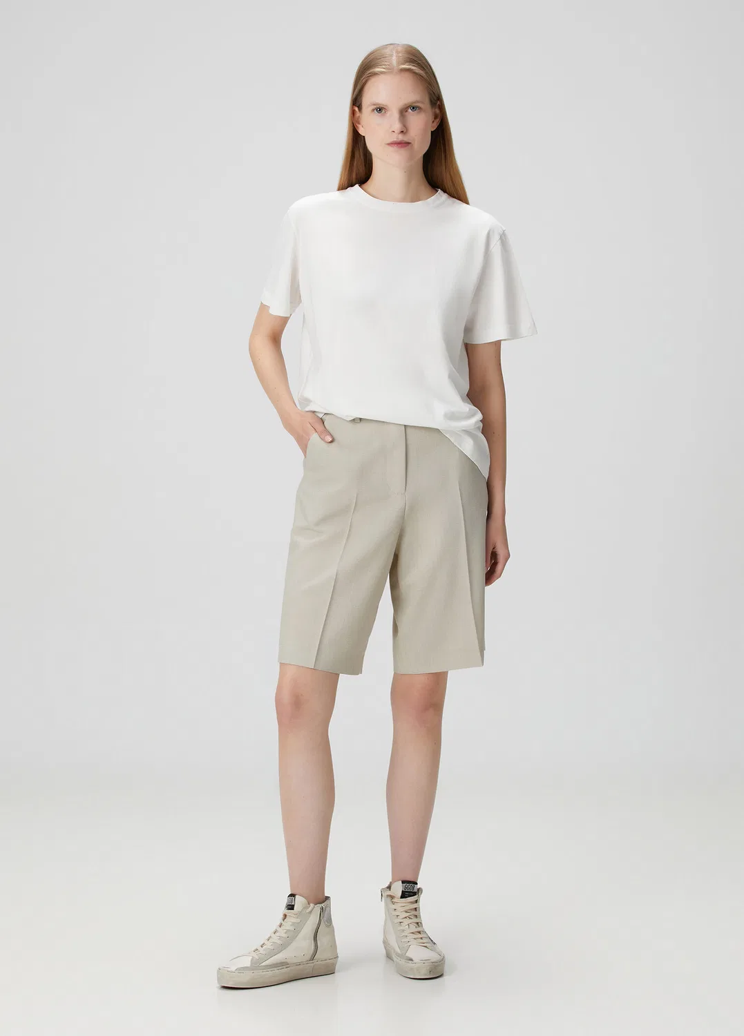 Футболка Regular Fit Golden Goose, кремовый — фото 2