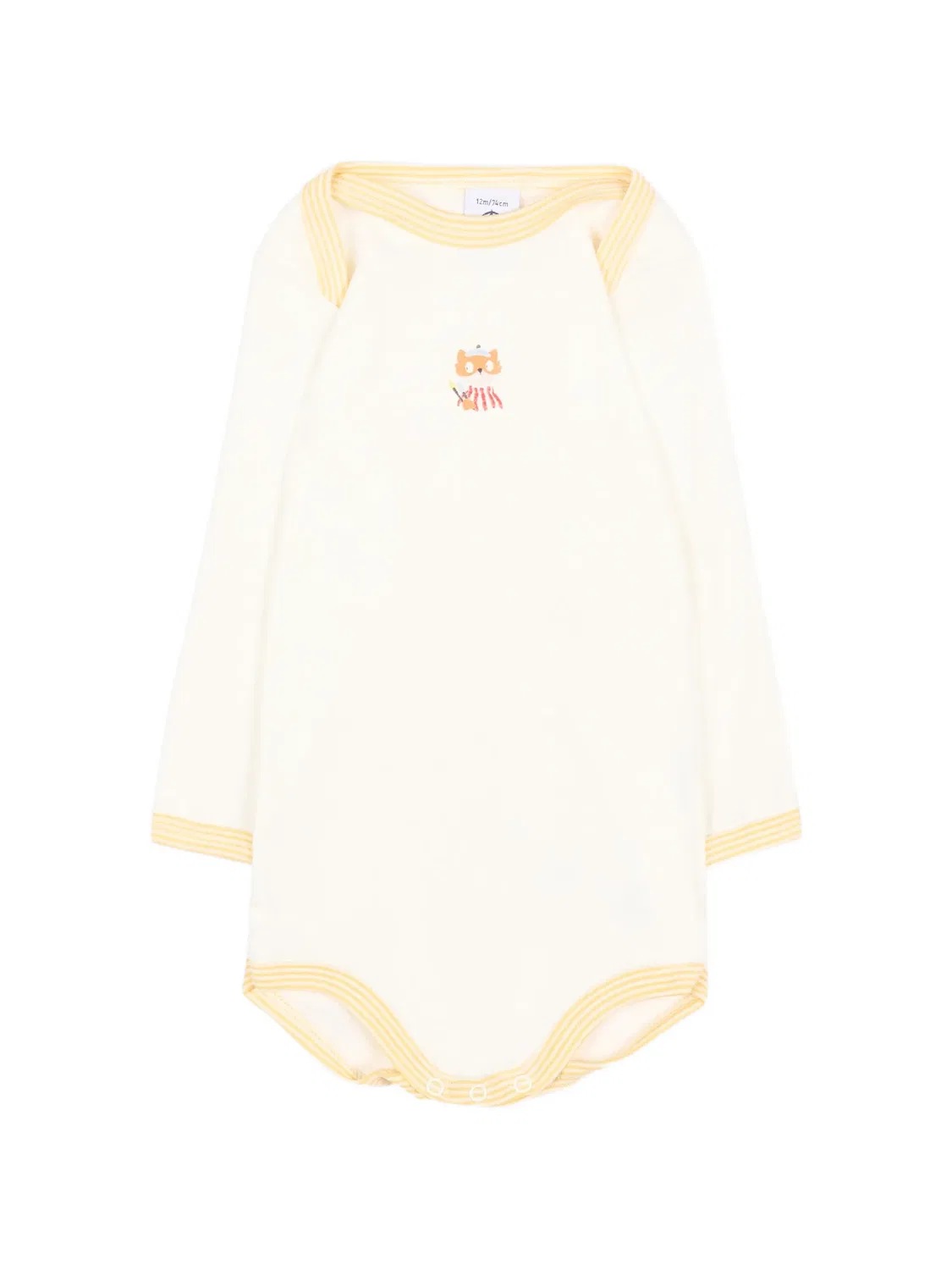 Комплект с графичным принтом Petit Bateau, нейтральные цвета — фото 2