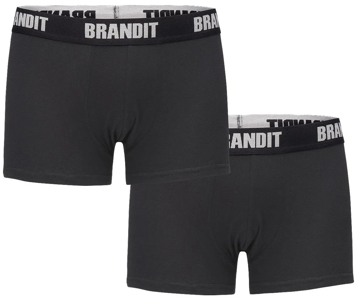 Мужские боксеры логотип 2 Pack Brandit, Black