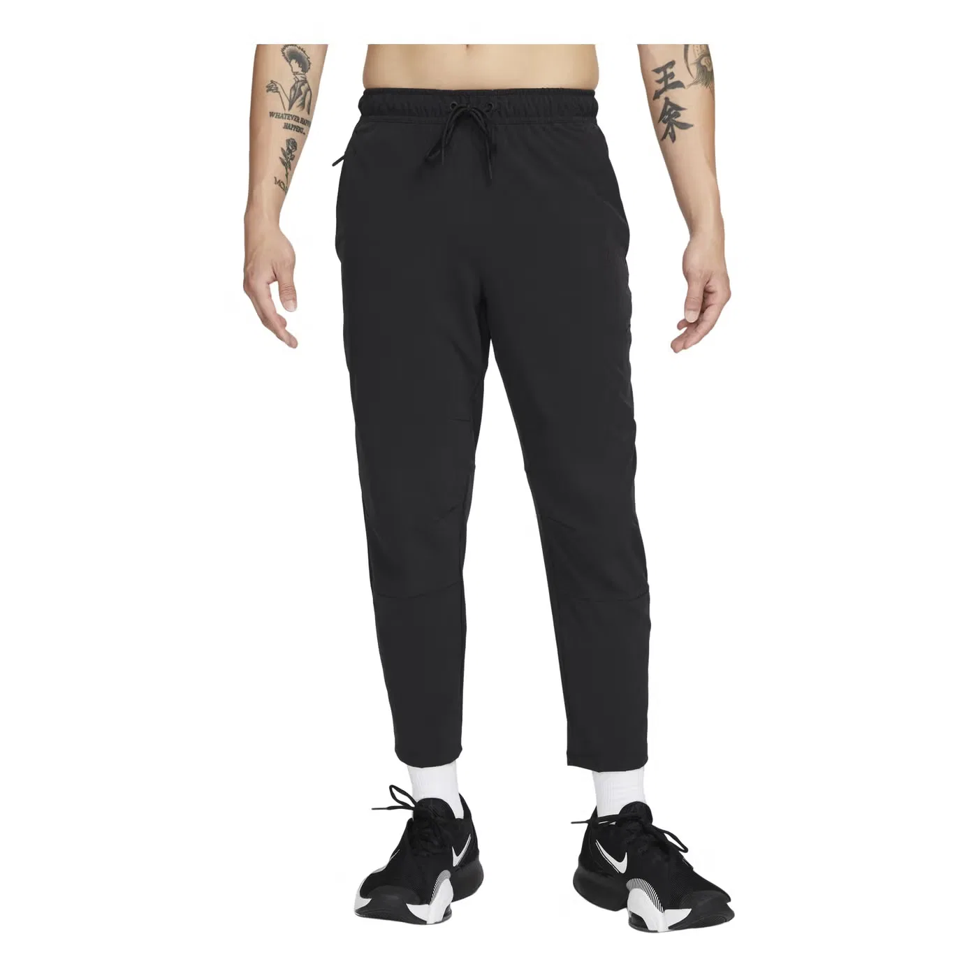 Брюки прямые с технологией Dri-FIT Nike, черный