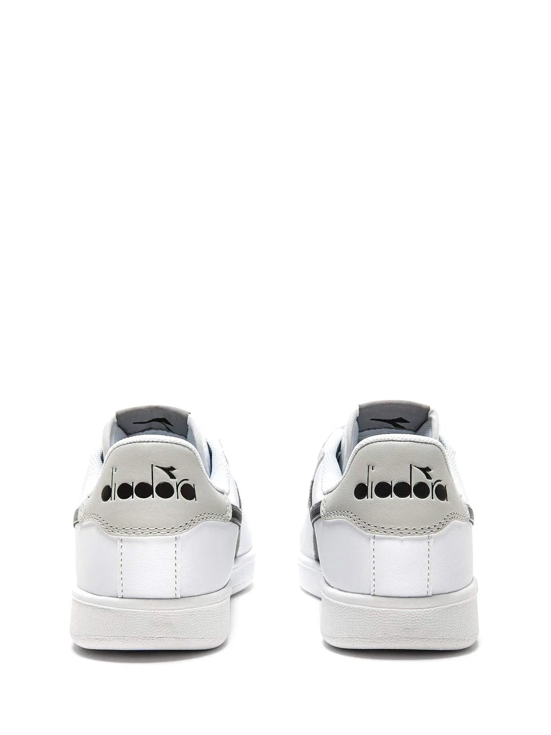 Детские кроссовки для девочек с перфорацией Diadora Game P GS, White Black Ultimate Gray — фото 4