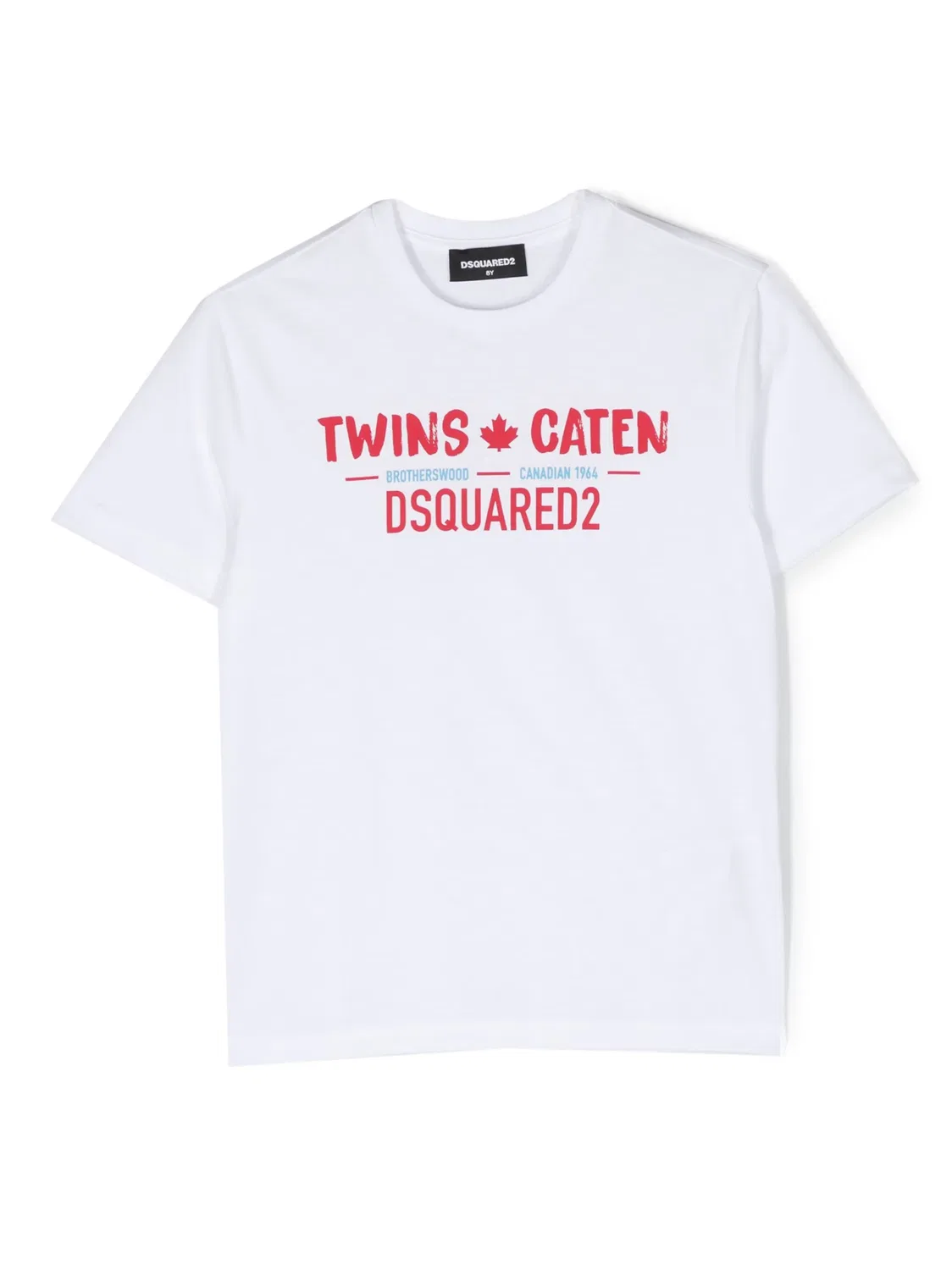 Футболка с логотипом из хлопка DSQUARED2, белый