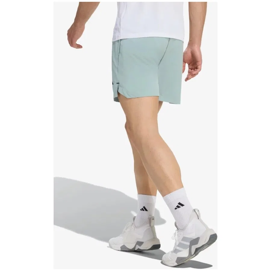 Шорты спортивные с эластичным поясом KD0391 D4T Essentials adidas, Бирюзовый — фото 3