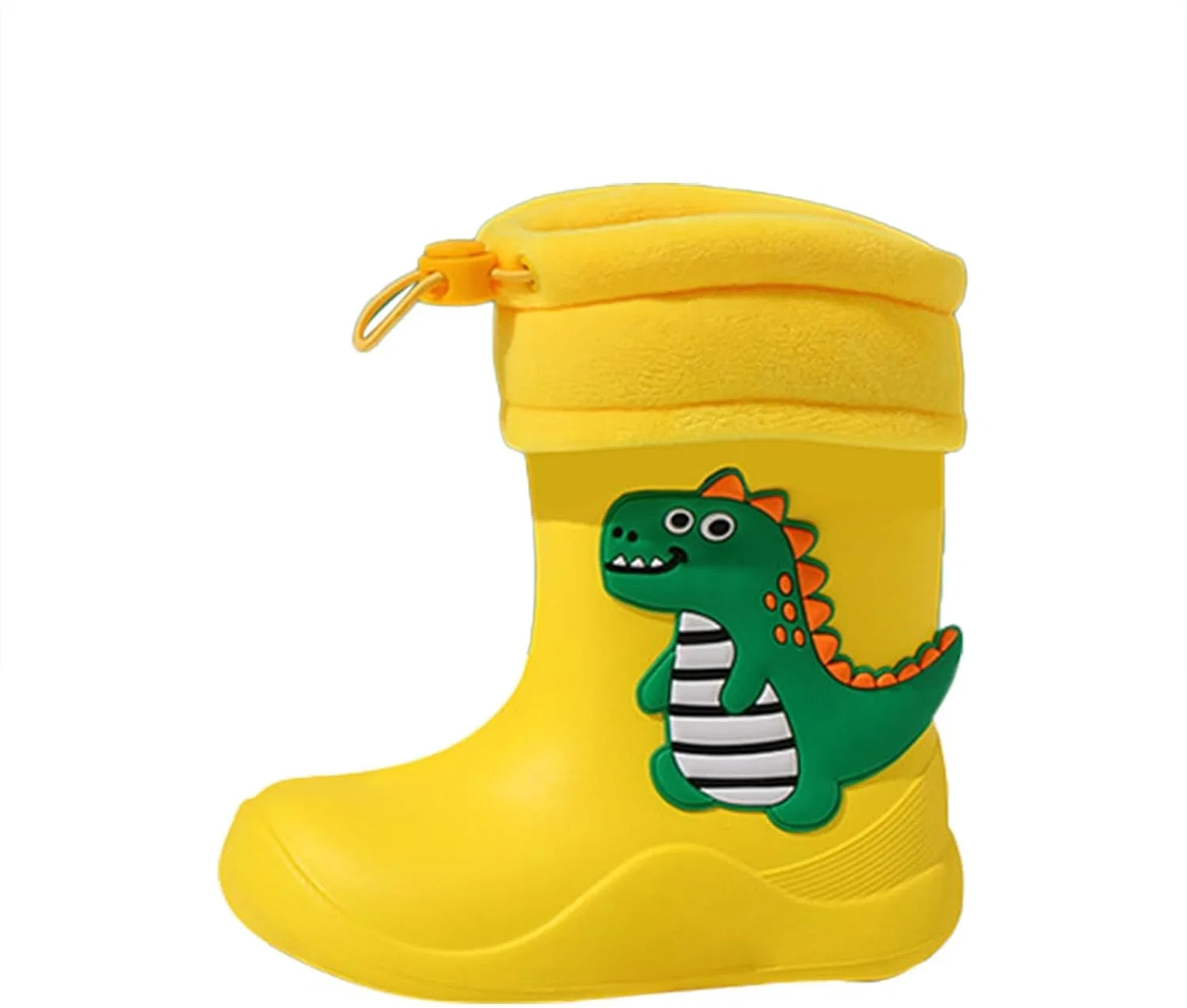 Детские дождевые сапоги с принтом динозавра Unisex-Child, Yellow