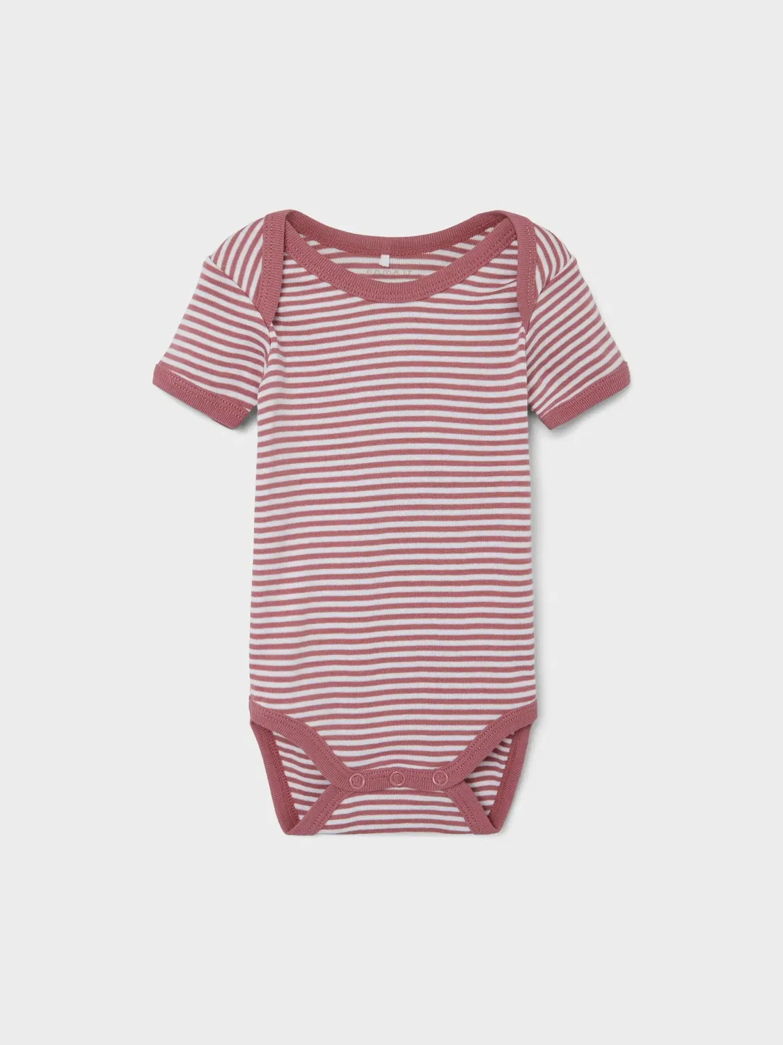 Боди-комбинезон с коротким рукавом комплект из 3 штук с мотивом слона Name It, розовый — фото 4