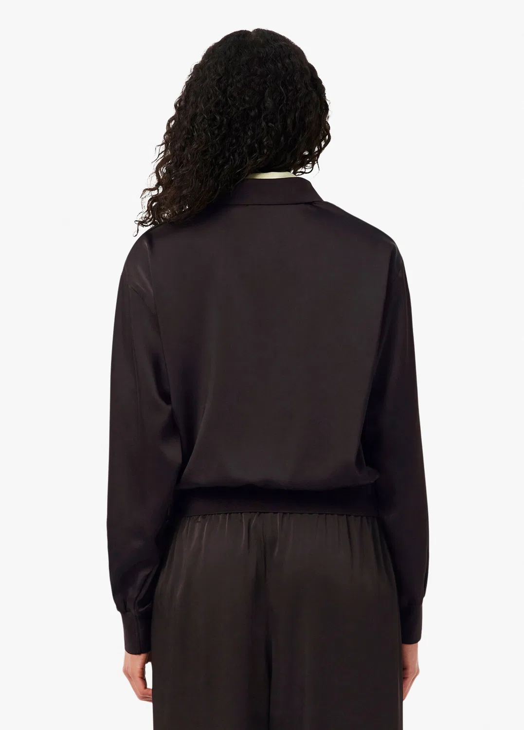 Поло Lacoste Relaxed Fit, коричневое — фото 4