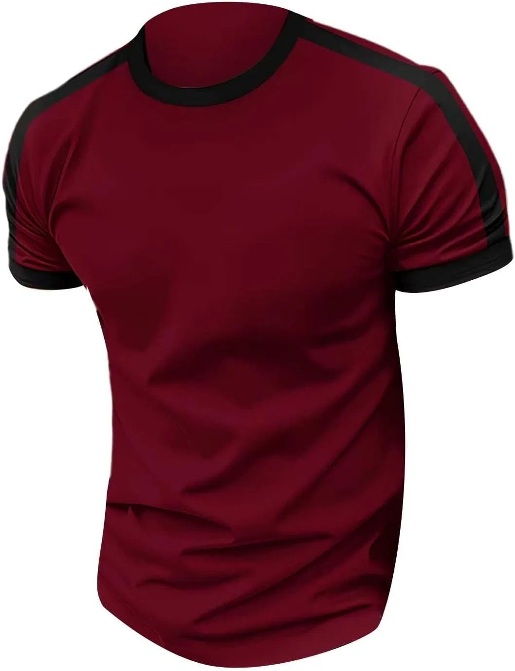 Мужская облегающая футболка Muscle T-Shirts, Red — фото 3