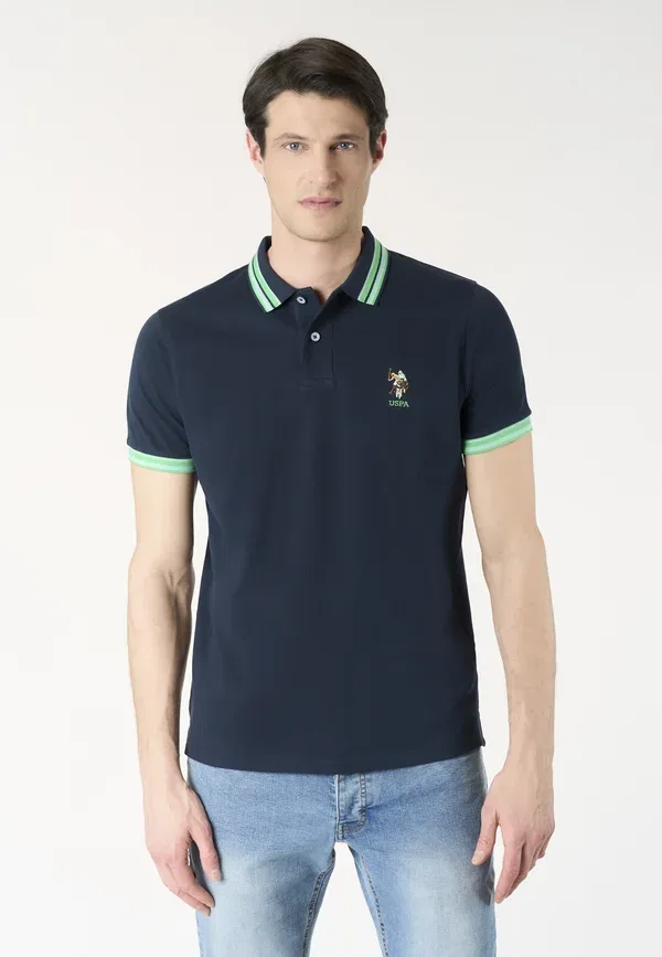 Футболка поло из хлопка Polo shirt U.S. Polo Assn., синий