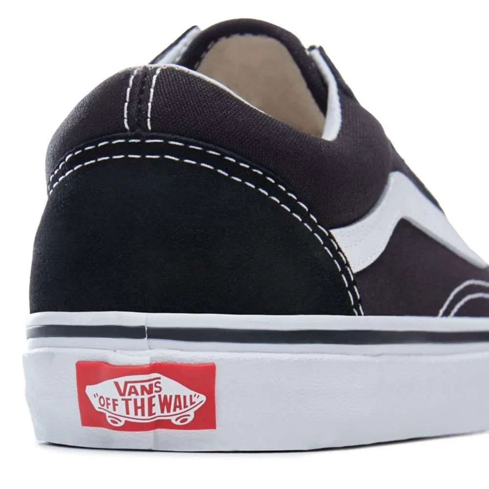 Vans Old Skool Halbschuhe Черный/Настоящий Белый — фото 4