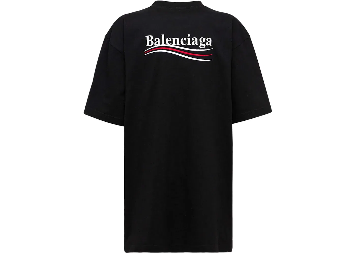 Мужская футболка с принтом Political Campaign Balenciaga, Black — фото 2