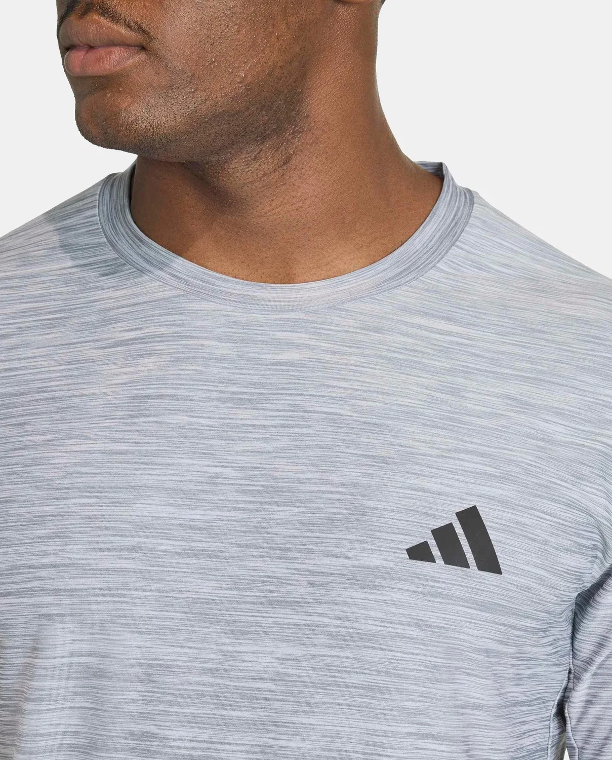 Мужская футболка, Training We Flex T, adidas, серый — фото 3