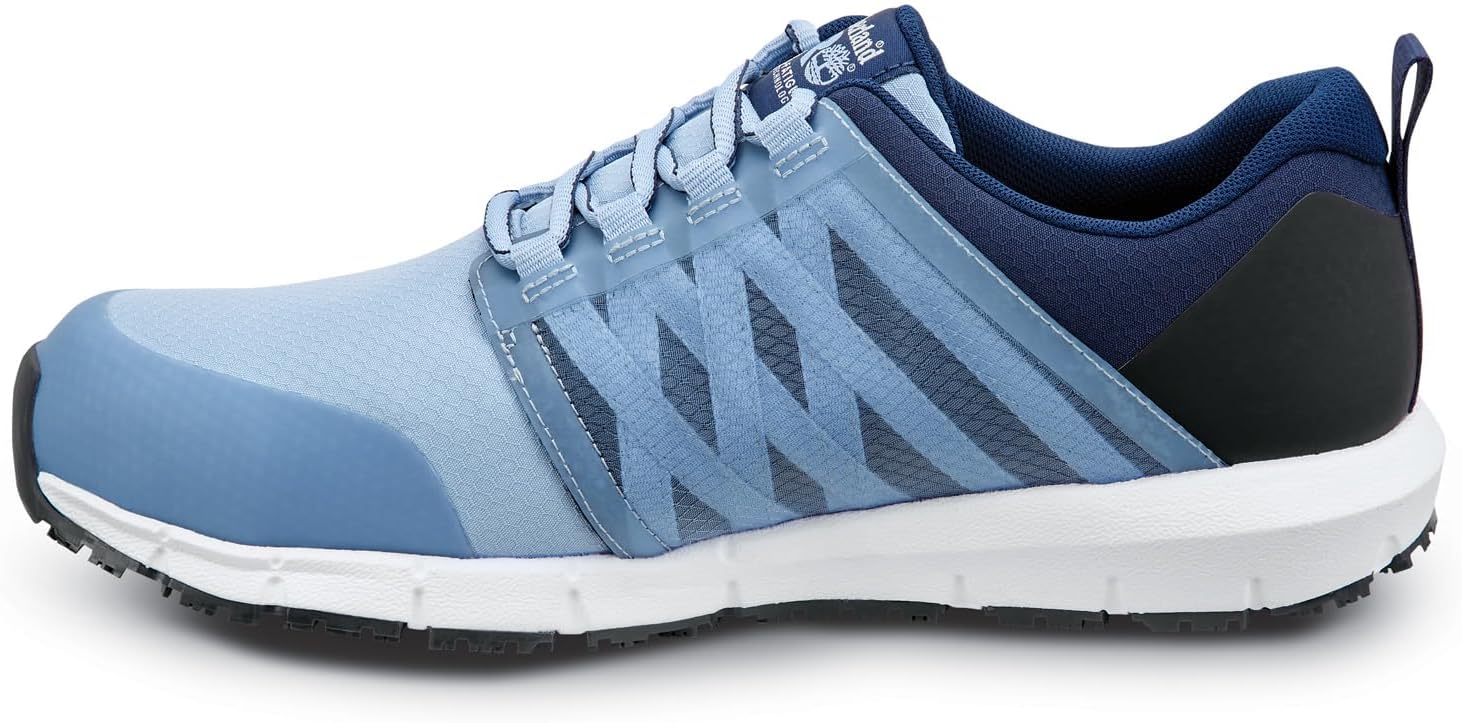 Timberland PRO Radius, мужские, композитный носок, EH, MaxTrax противоскользящая, спортивная, рабочая обувь, Blue Fog — фото 3