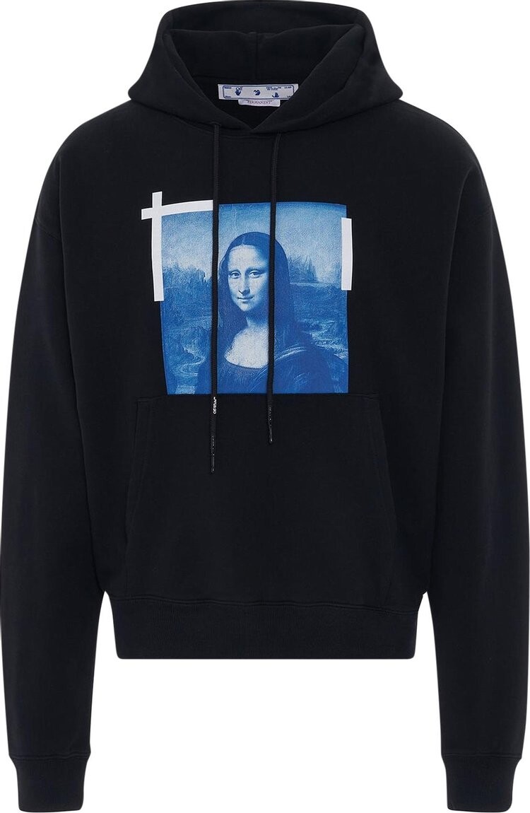 

Худи Off-White Monalisa Over Hoodie 'Black', черный