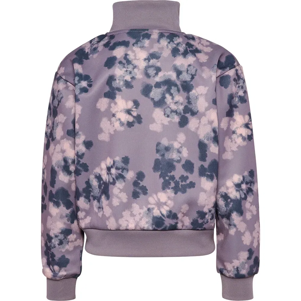 Детская куртка с принтом Hummel Regular Poly AOP, Purple — фото 2