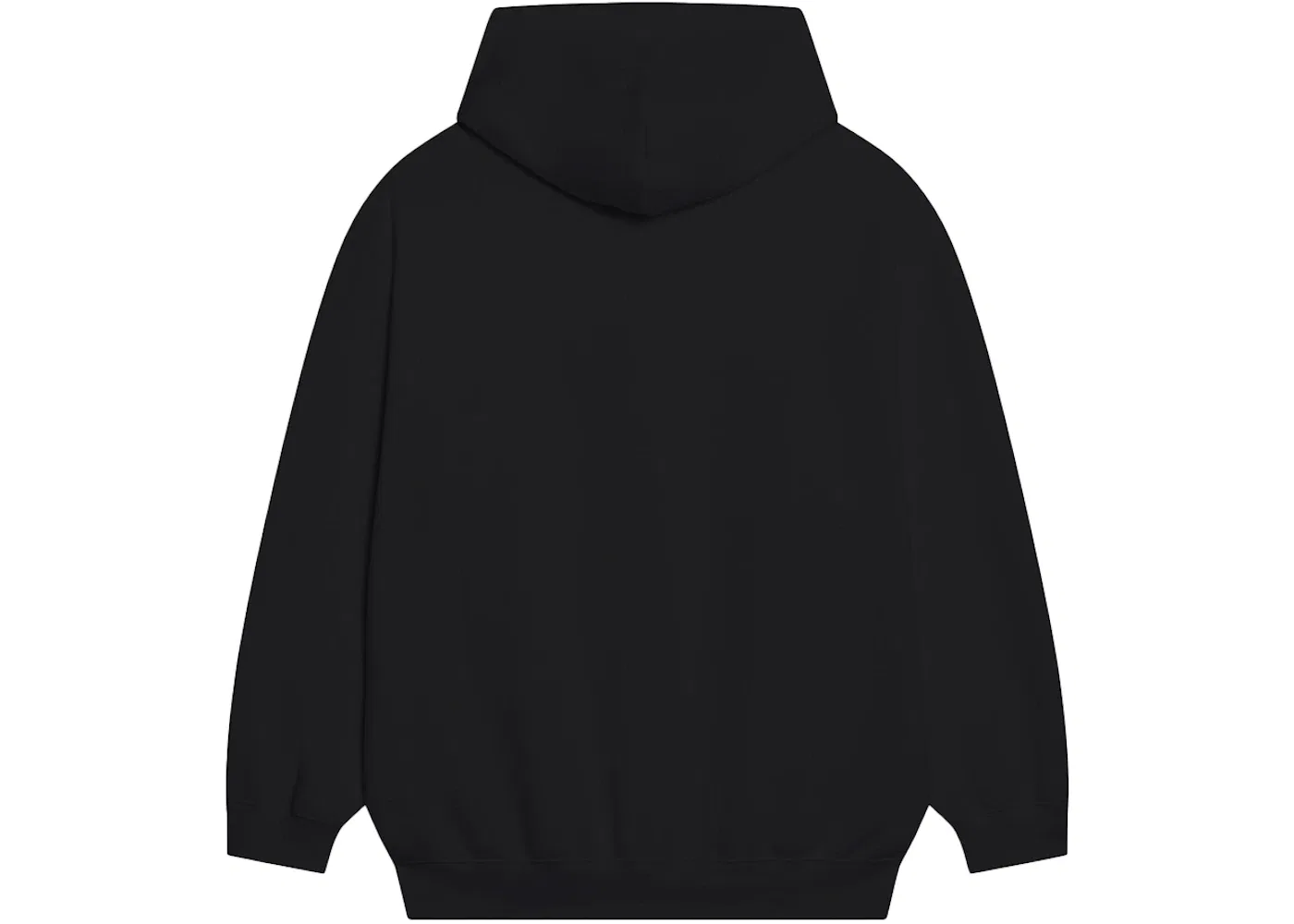 Мужской худи с принтом Languages Medium Fit Balenciaga, Black Multi — фото 2