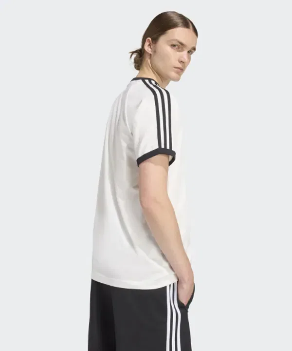 Футболка с 3 полосками Adidas, белый — фото 4