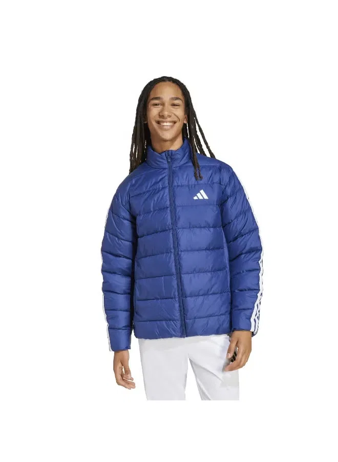 Куртка утепленная с длинным рукавом Ess 3s sd jkt Adidas, темно-синяя — фото 2