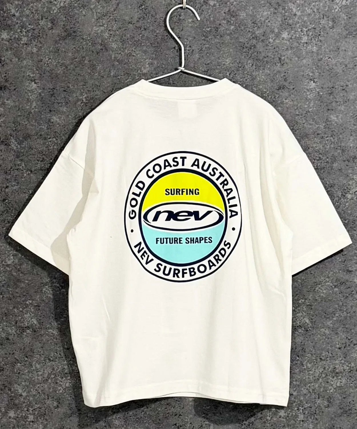 Детская футболка с принтом Big Silhouette NEVSURF NEV, White