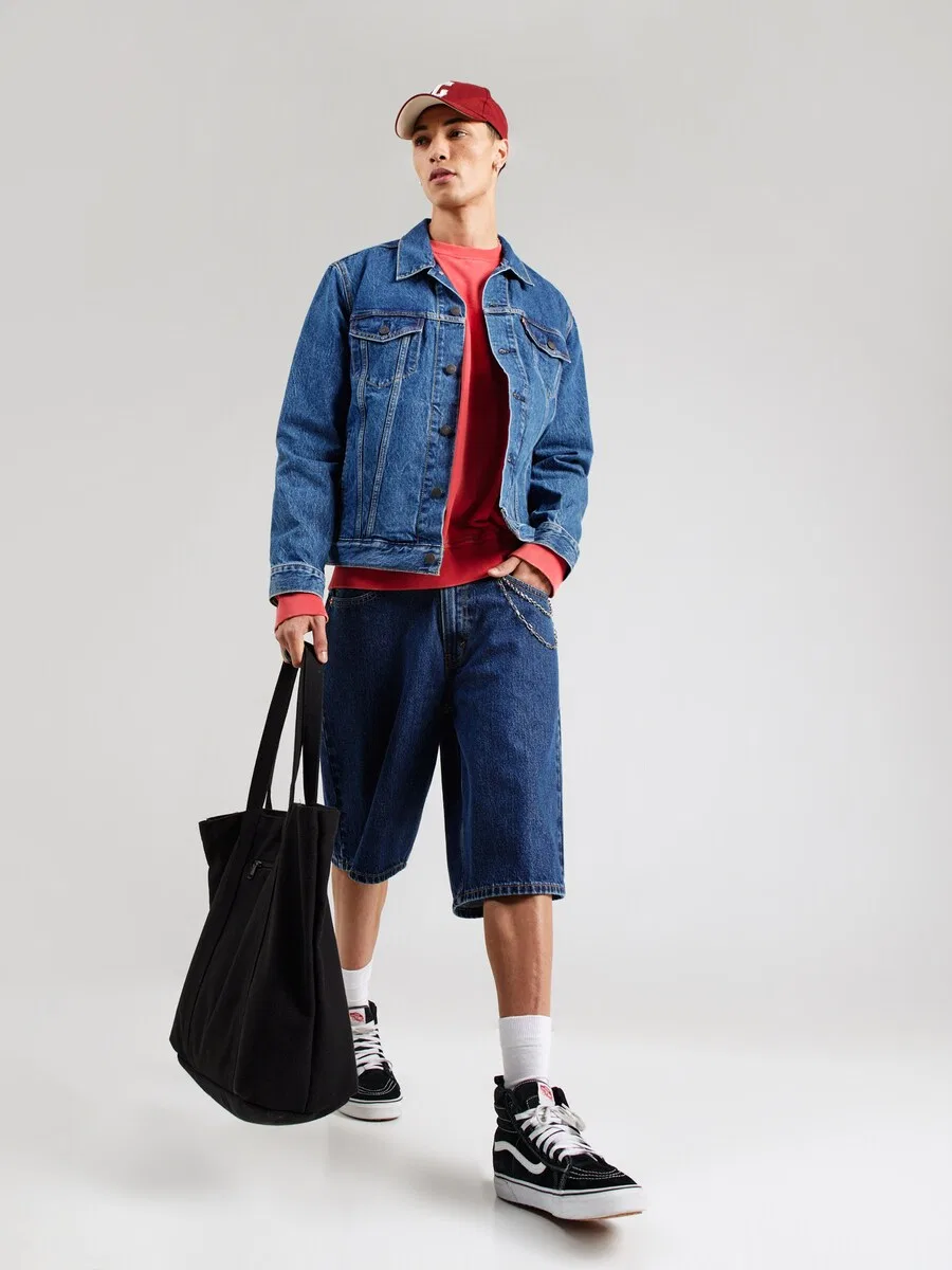 Куртка LEVI'S Between-Season 'The Trucker' из синего денима — фото 4