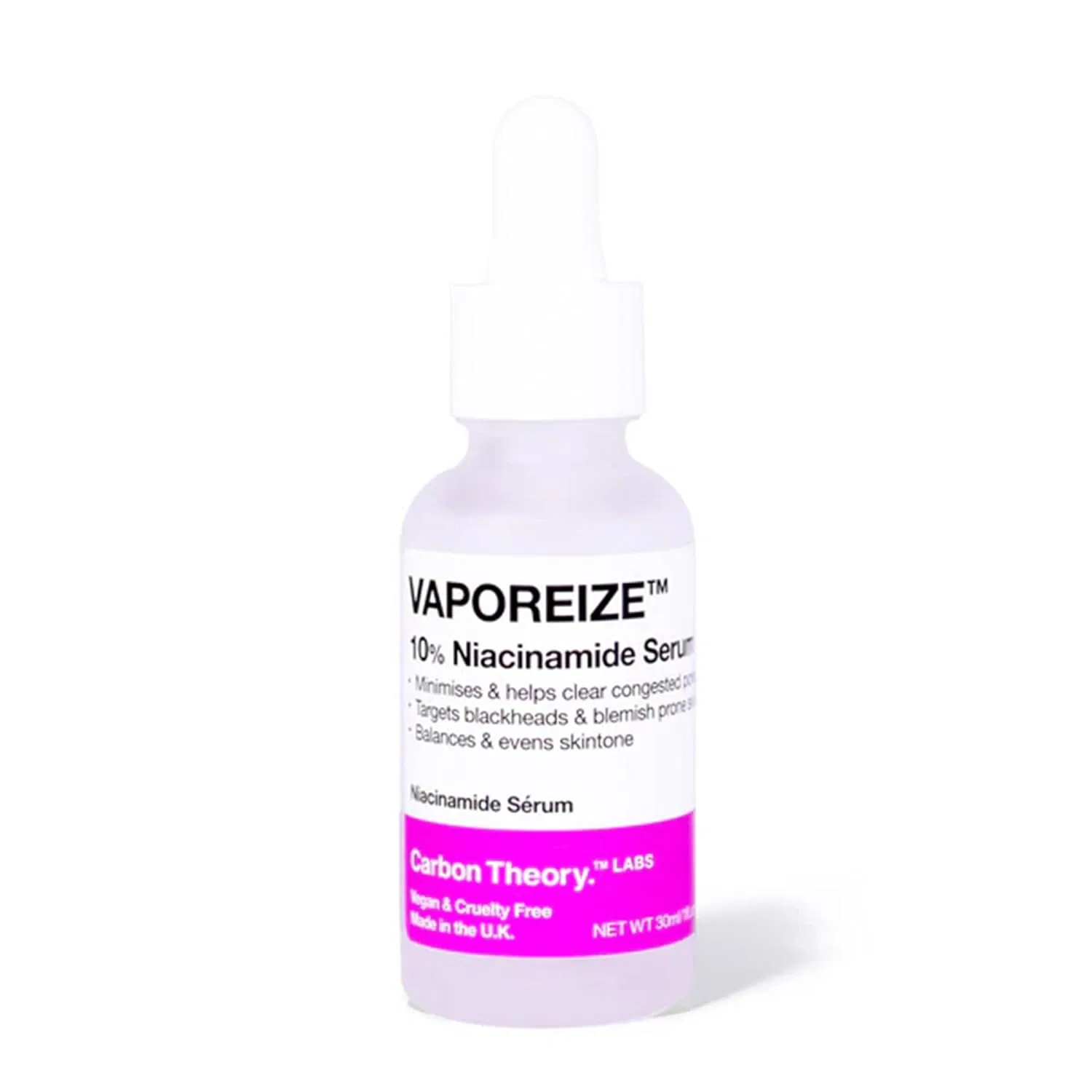 Сыворотка для лица Niacinamide 10% Carbon Theory VaPOREize, 30 мл — фото 3