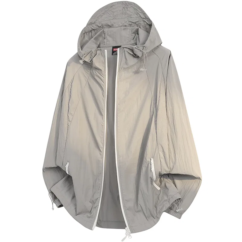 Детская куртка для защиты от солнца с длинным рукавом BALENO, Recycling Gray