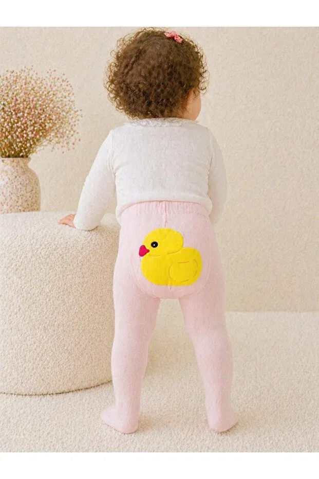 Детские носки для девочек с животным принтом Minimissbaby, Pink — фото 2