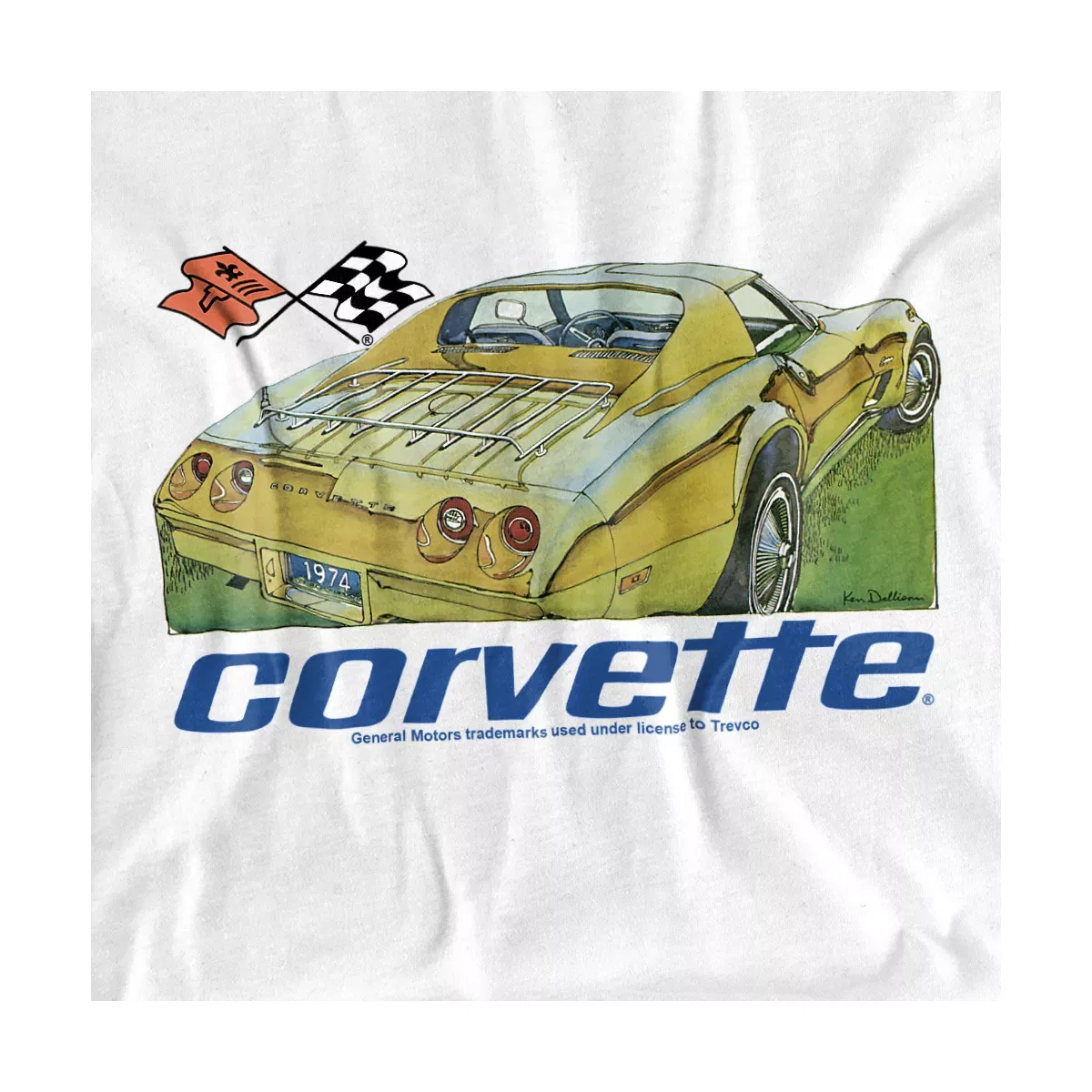 Детское боди для девочек с коротким рукавом Chevrolet 74 Chevrolet, White — фото 2