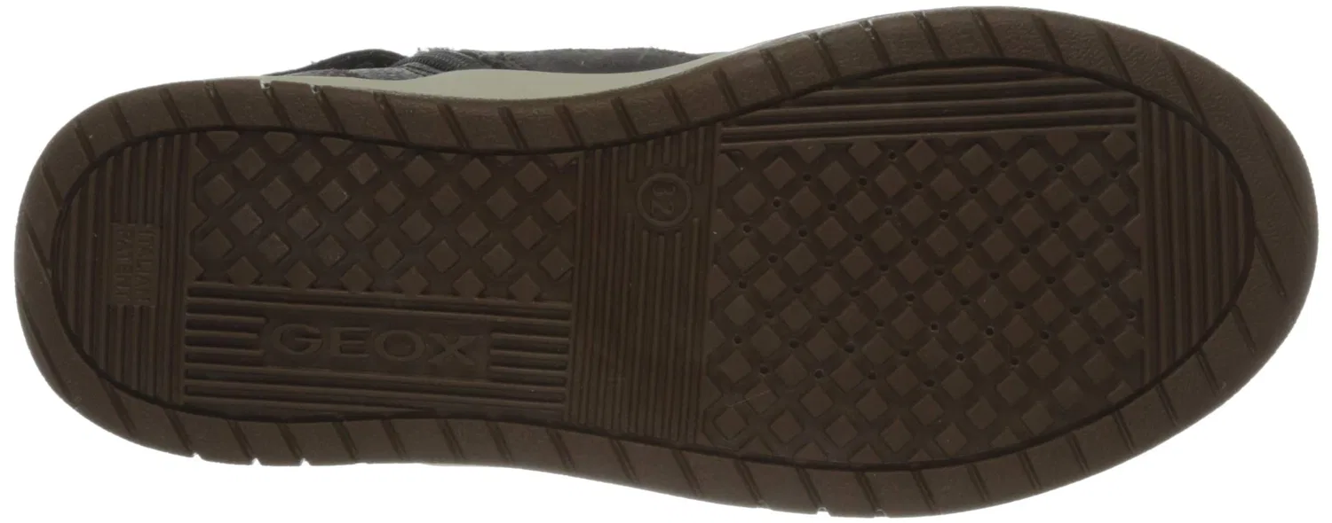 Детские кроссовки для мальчиков с контрастными вставками J Perth Boy B Geox, Black Dk Grey — фото 4