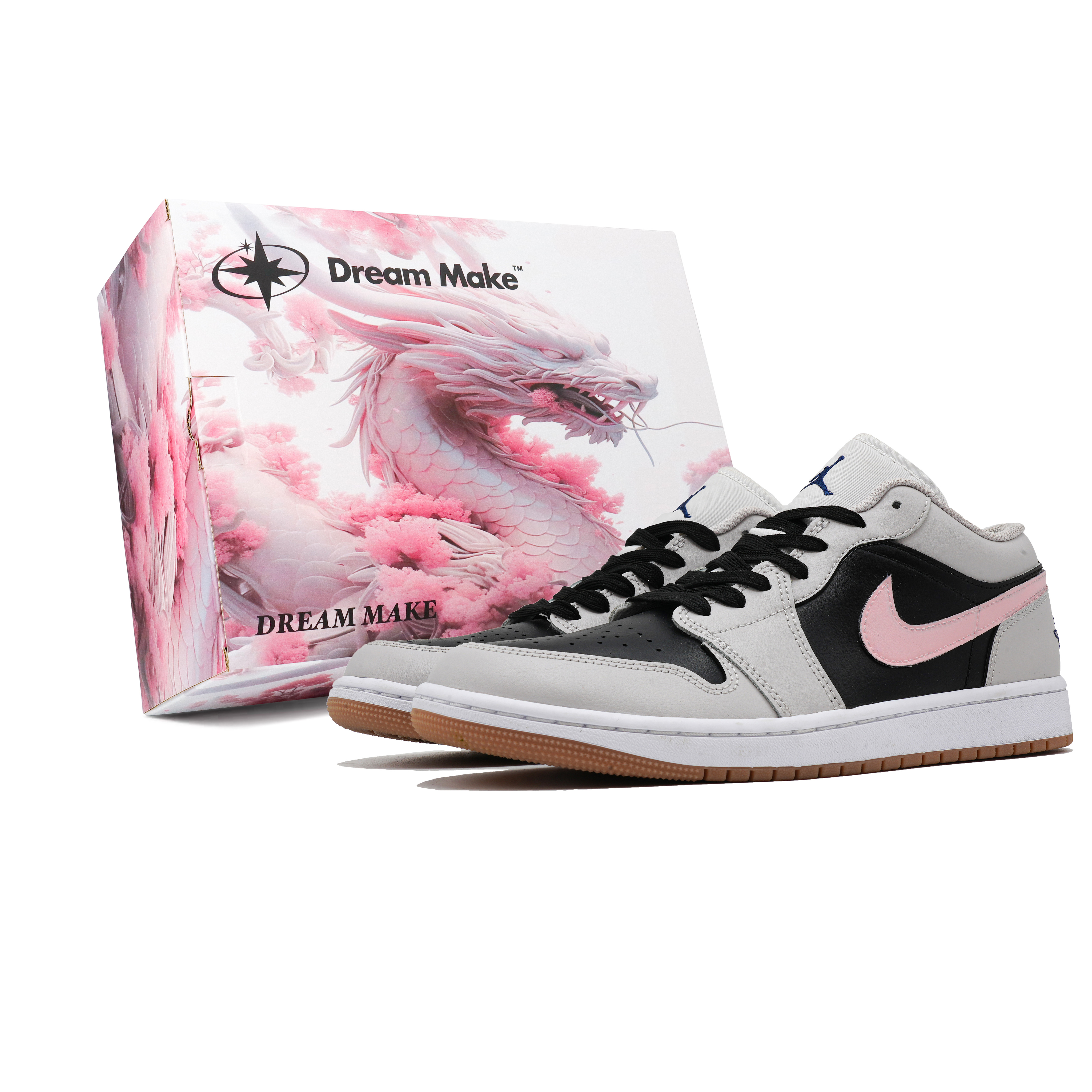 

Jordan Баскетбольные кроссовки Air 1 Vintage, мужские, низкие, черные