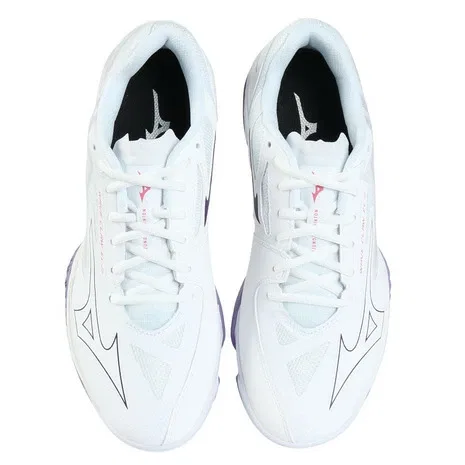 Кроссовки для бадминтона «Wave Claw EL2 FIT» от Mizuno, White X Purple — фото 2