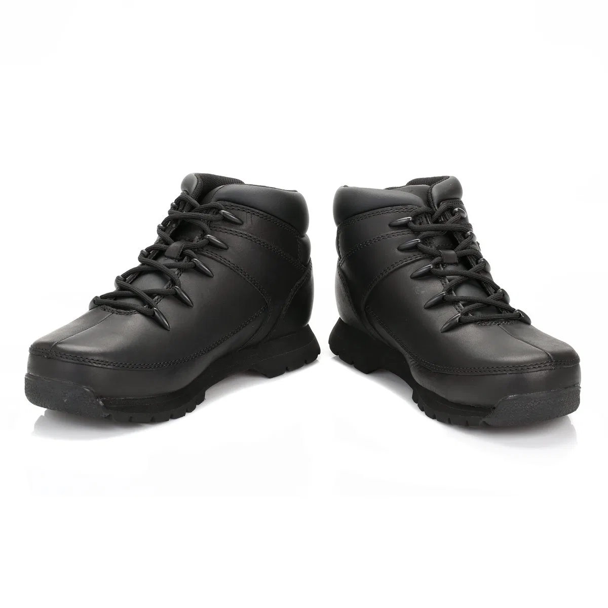 Детские ботинки для мальчиков кожаные Euro Sprint Timberland, Black Kb0 — фото 3