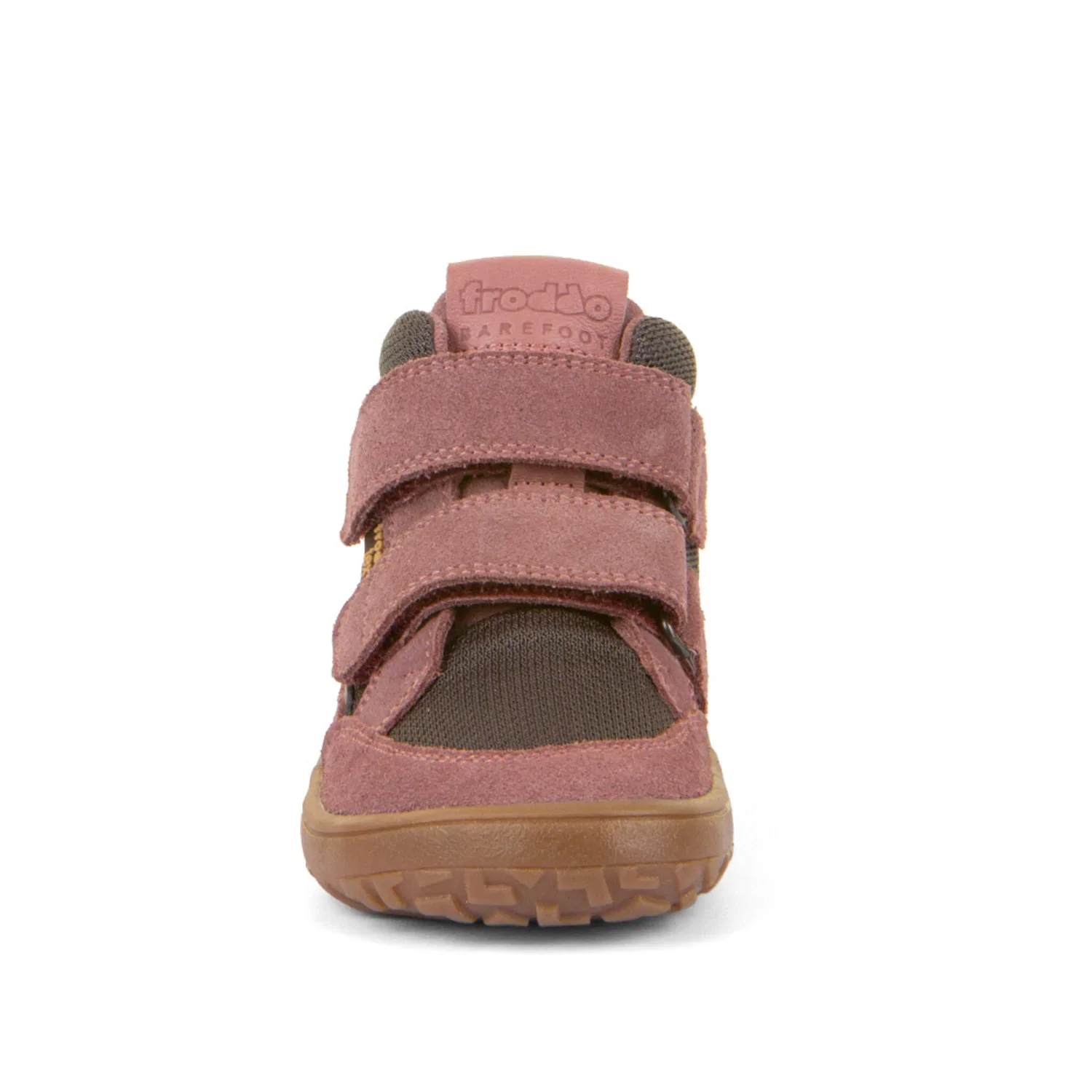 Детские зимние ботинки для ходьбы босиком с TEX-мембраной froddo, Pink-Grey — фото 4