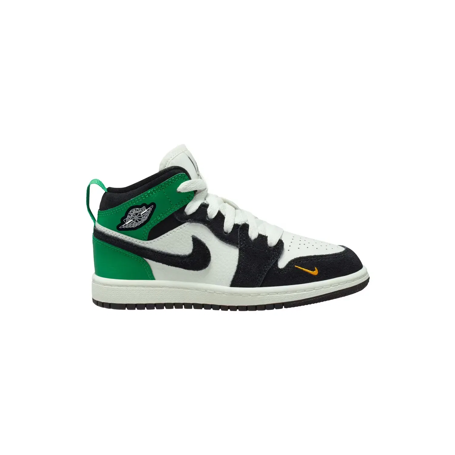 Детские кроссовки для мальчиков JORDAN 1 MID SE (PS) Nike, Blanco