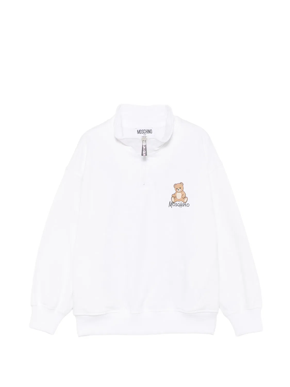 Moschino Свитшот Teddy Bear белый