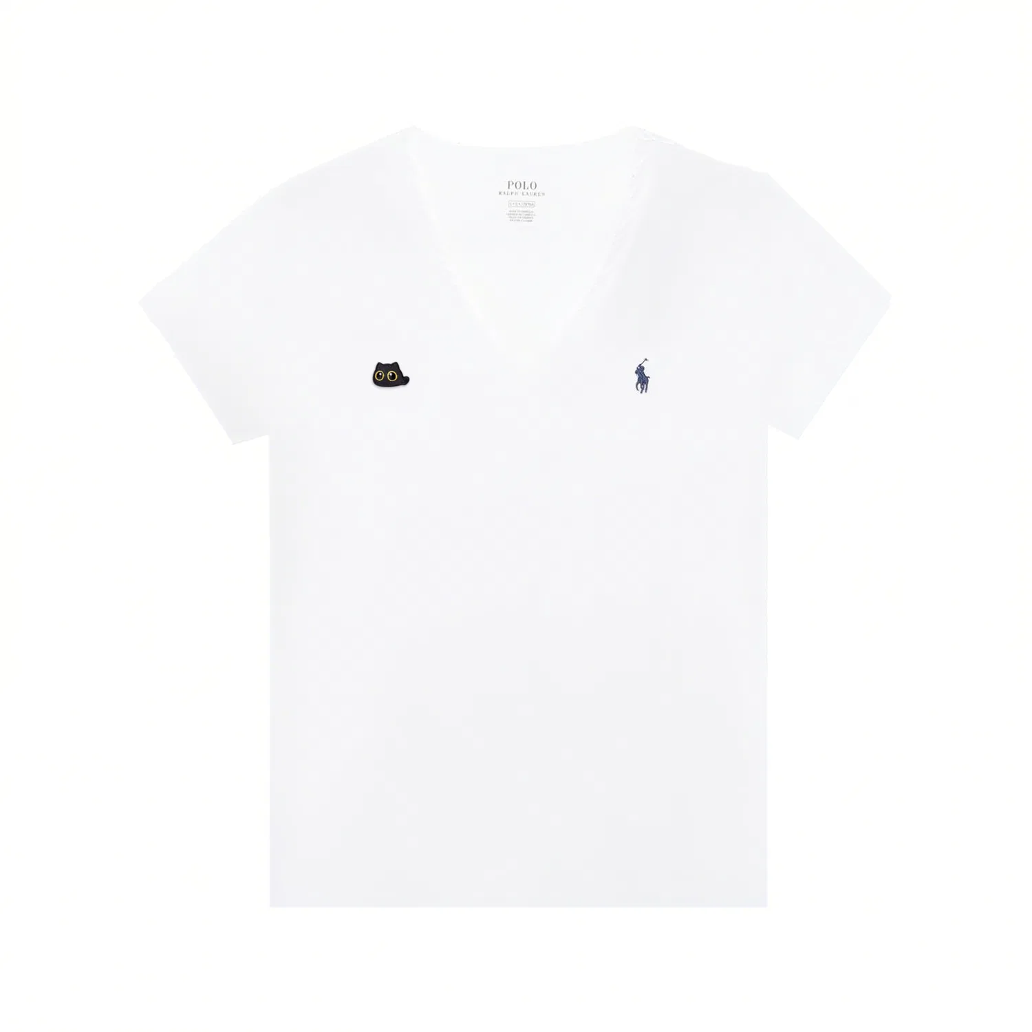 Футболка с вышивкой Polo Ralph Lauren, Black Cat